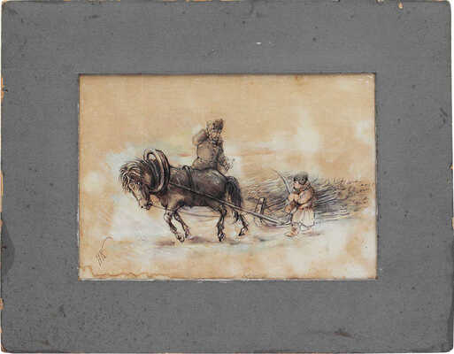 Неизвестный художник. Сбор хвороста 